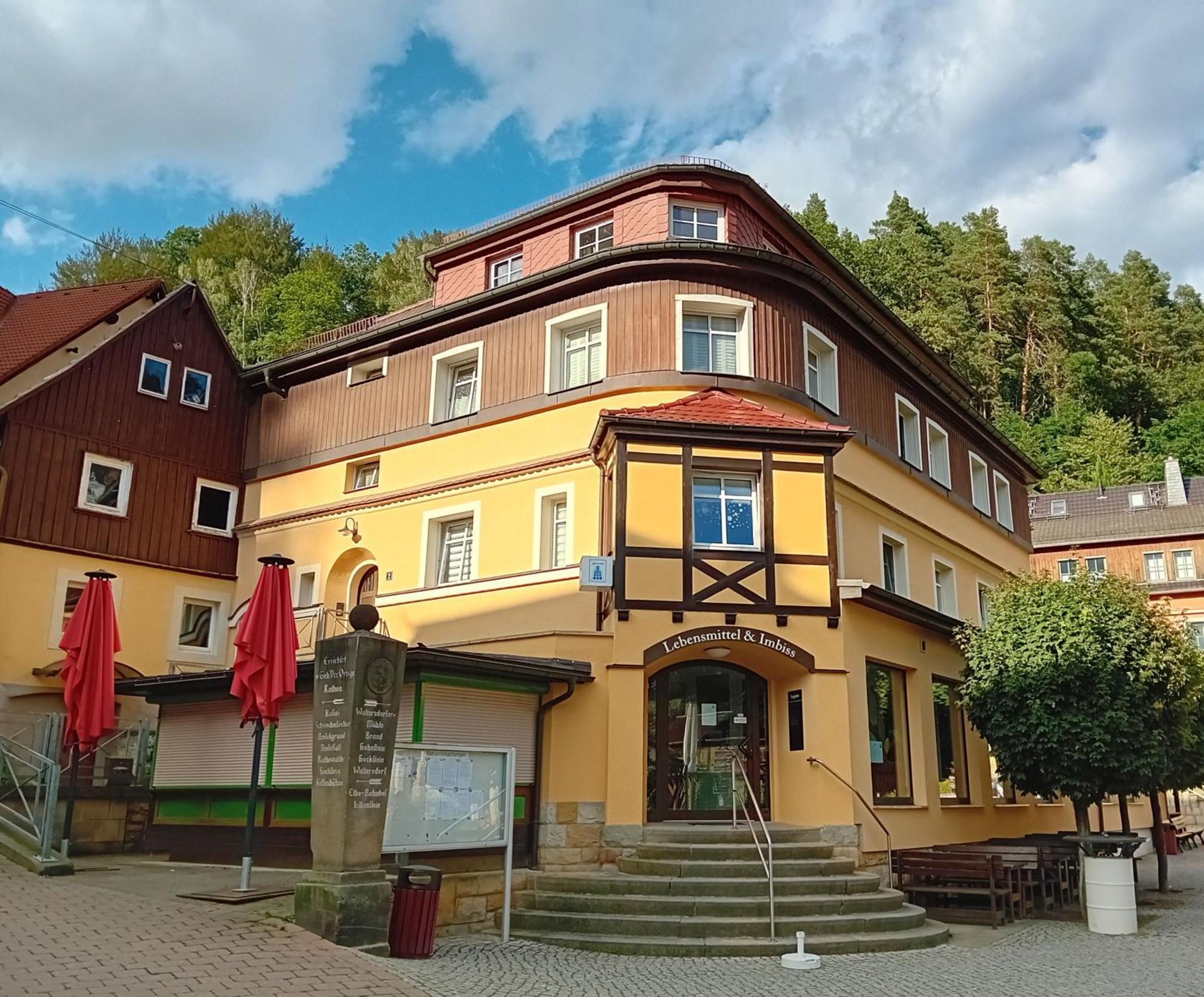 Ferienwohnung Zum Dorfladen Rathen Zewnętrze zdjęcie